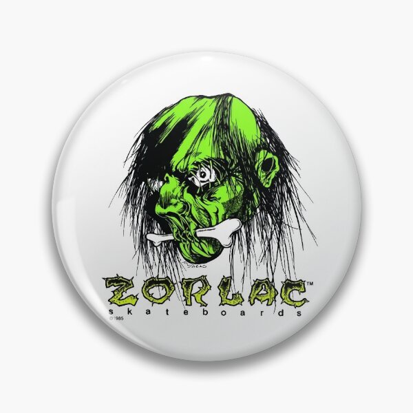 Item preview, Pushead Zorlac Skateboards Shrunken Head designed and sold by Pus Fan.