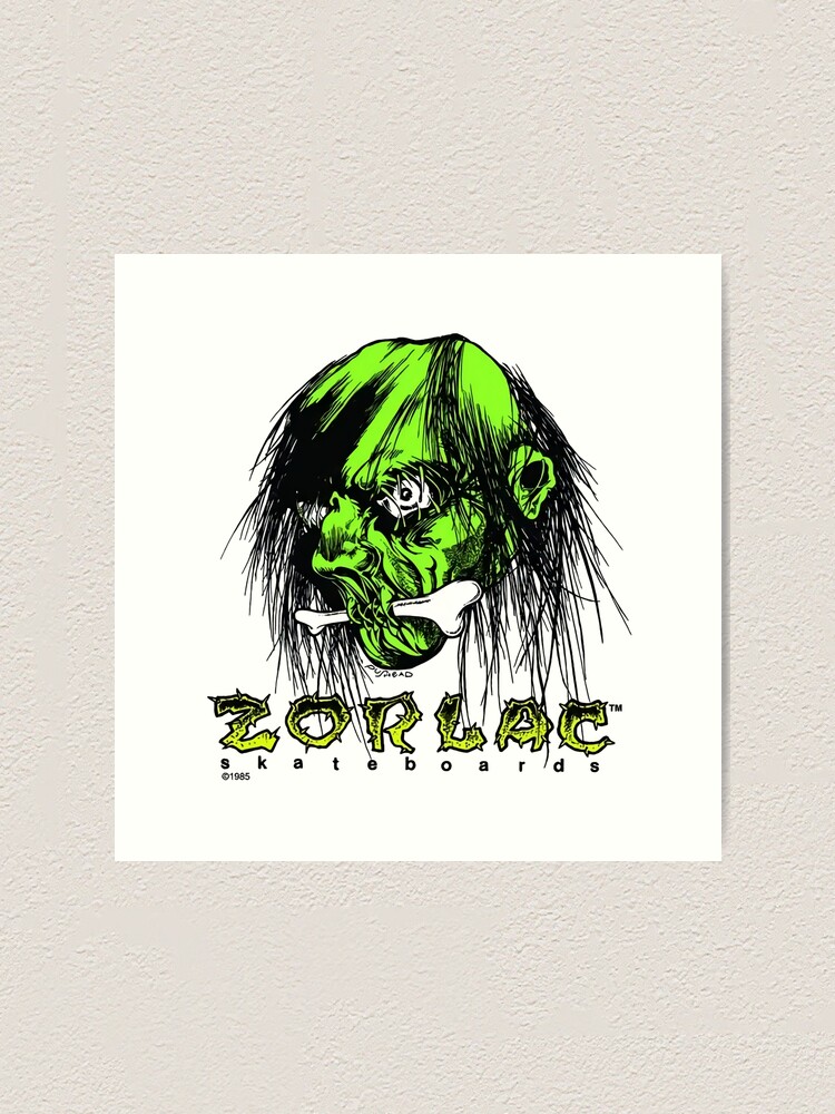 Pushead Zorlac Skateboards Shrunken Head Pushead Zorlac Skateboards Shrunken Head