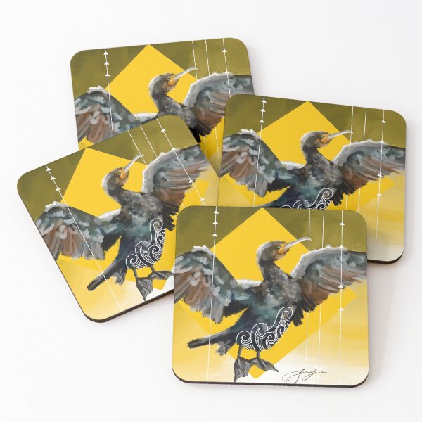 Item preview, Coromorant - Māori Bird Design designed and sold by Emmajanetoi.
