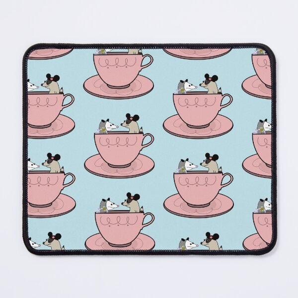 Item preview, Possum and Raccoon in Teacup designed and sold by Roanasaurus.