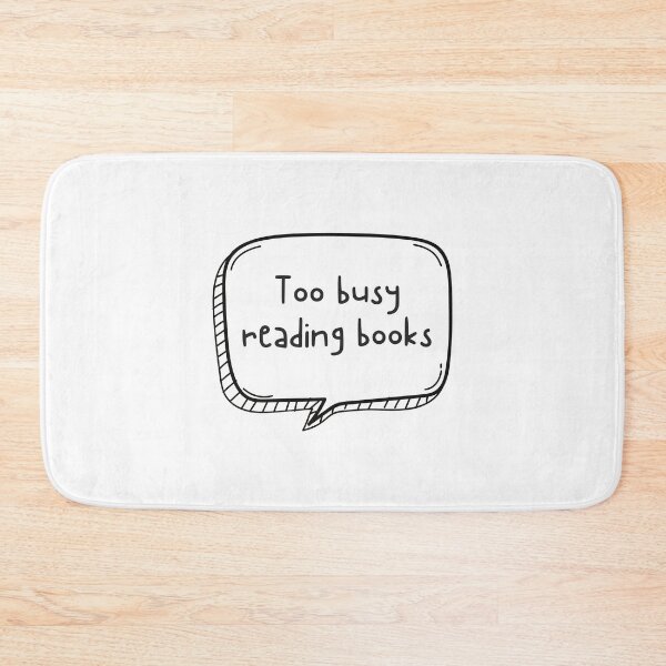 Item preview, Too busy Reading Books designed and sold by Wachi-A.