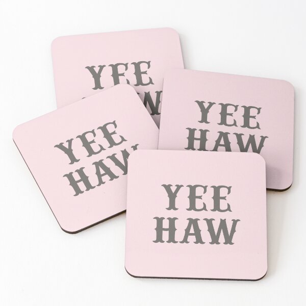 Item preview, YEE HAW in pink designed and sold by corbrand.