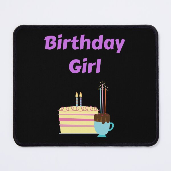 Item preview, Copy of Birthday Girl Cake and Coffee with Candles designed and sold by JRice66.