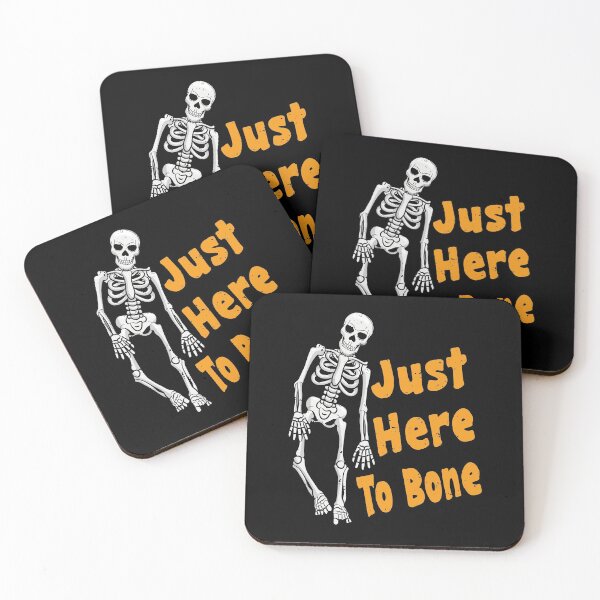 Item preview, Just Here To Bone Skeleton Funny Halloween designed and sold by Estrytee.