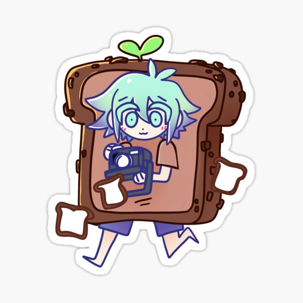 "Basil from Omori but toast" Sticker for Sale by Gianttubeworm Redbubble