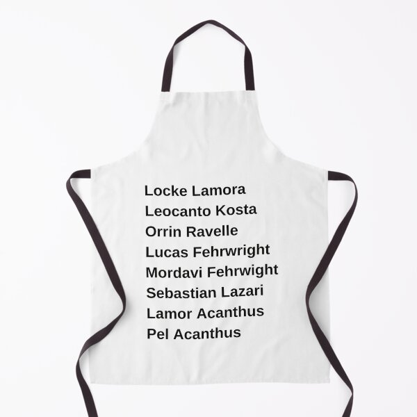 Item preview, Locke Lamora - Pel Acanthus aliases from Gentlemen Bastards designed and sold by Better2weather.