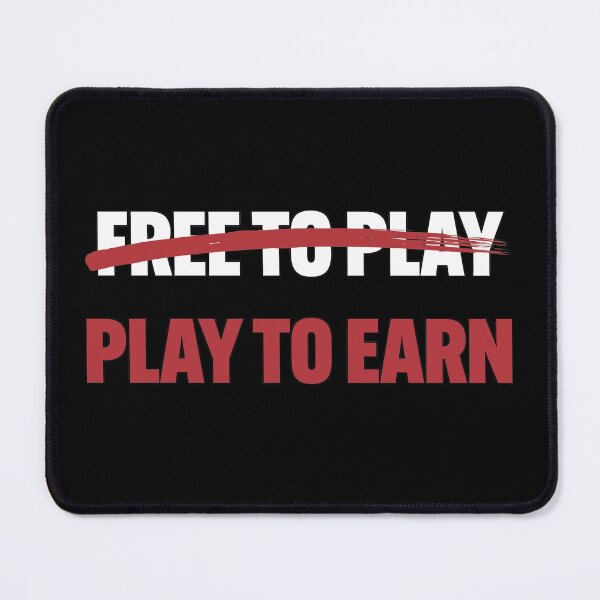 Item preview, Do Not Free To Play - Play To Earn To Make Money - White and Red Font designed and sold by Voyshop.
