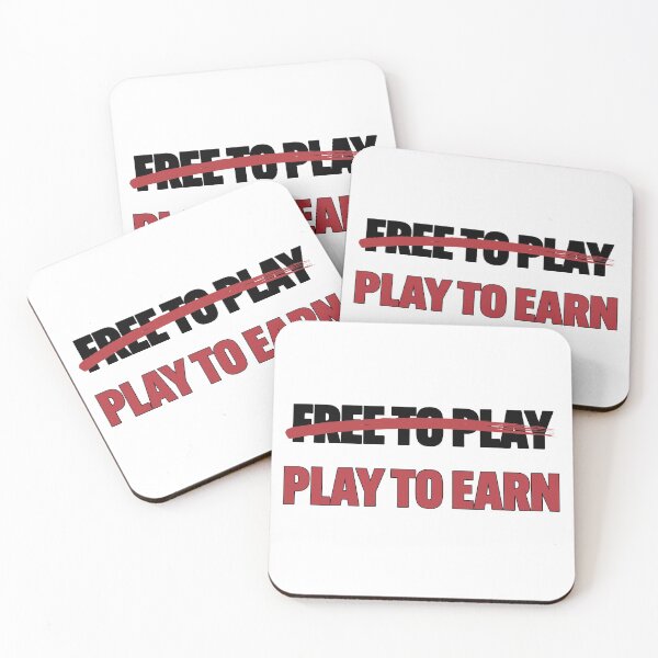 Item preview, Do Not Free To Play - Play To Earn To Make Money - Black and Red Font designed and sold by Voyshop.