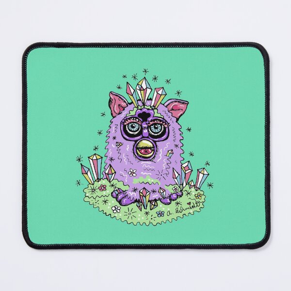Item preview, Pastel Crystal 1990s Toy Evil Monster Creature Magical Whimsical Kawaii Cottagecore Illustration designed and sold by Intergalactic Unicorn: Art by Anna Schmidt.