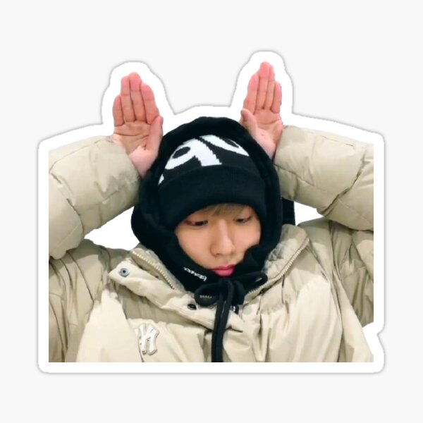 Item preview, Cute Han Jisung Bunny Ears designed and sold by borabubble.