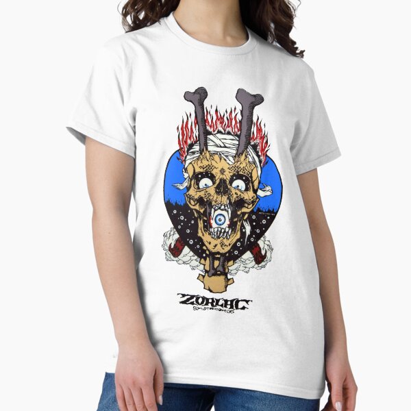 Item preview, Pushead Zorlac Chopstix Skull designed and sold by Pus Fan.