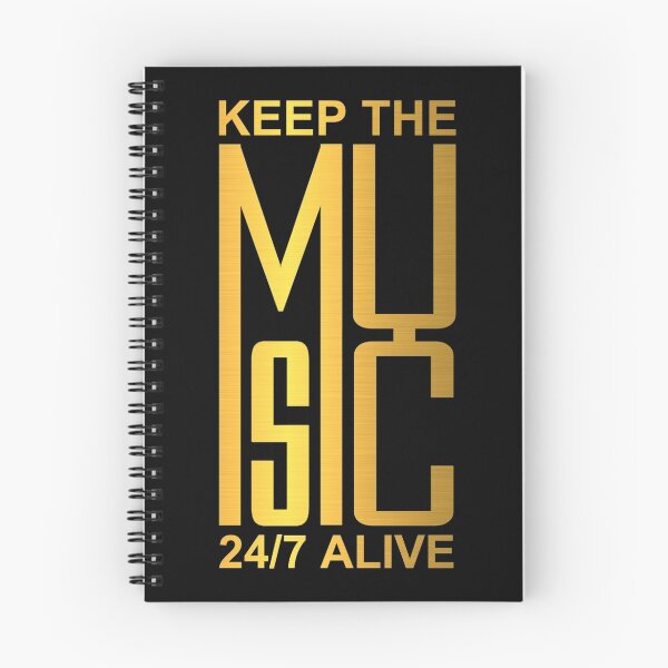 Item preview, Keep The Music gold color designed and sold by kennyn.
