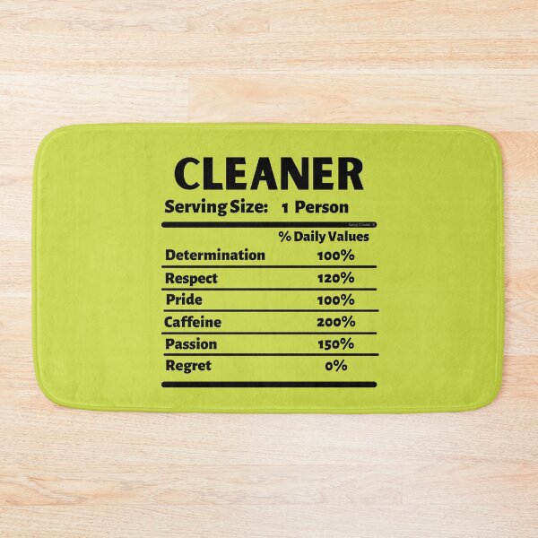 Item preview, Cleaner Nutrition This Novelty Cleaning Motivation Gifts designed and sold by SavvyCleaner.