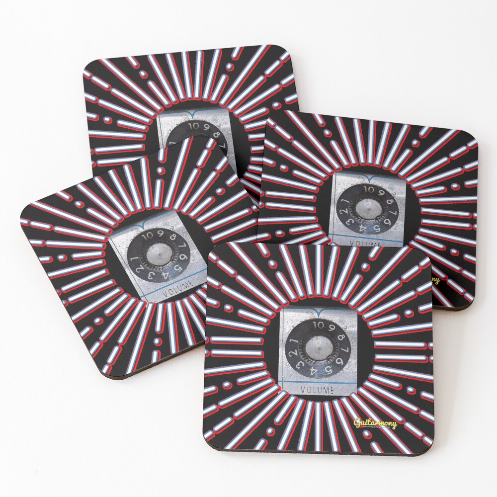 Item preview, Coasters (Set of 4) designed and sold by Guitarmony.