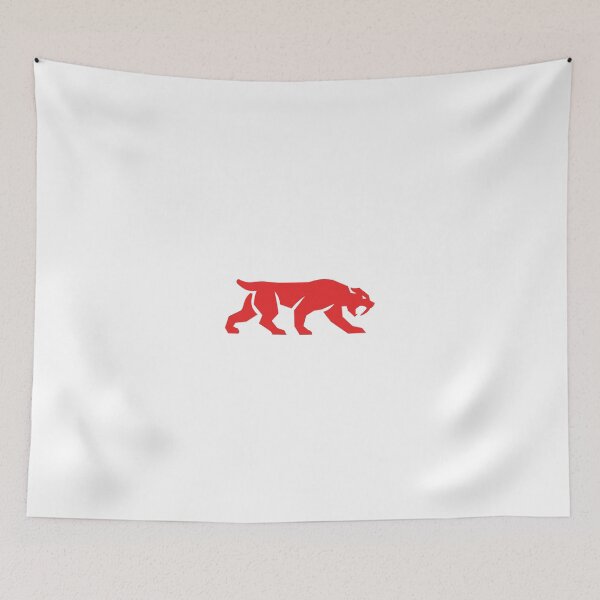 Item preview, Saber Tooth Tiger Cat Silhouette Retro designed and sold by patrimonio.
