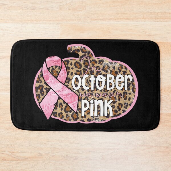 Item preview, In October We Wear Pink Pumpkins Breast Cancer Awareness Cure designed and sold by ecomdesign.