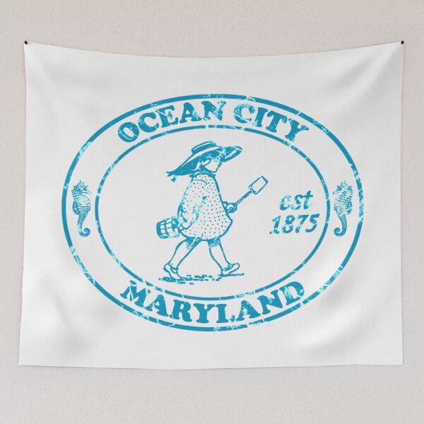 Item preview, Vintage Ocean City Maryland Logo designed and sold by mrtraz.