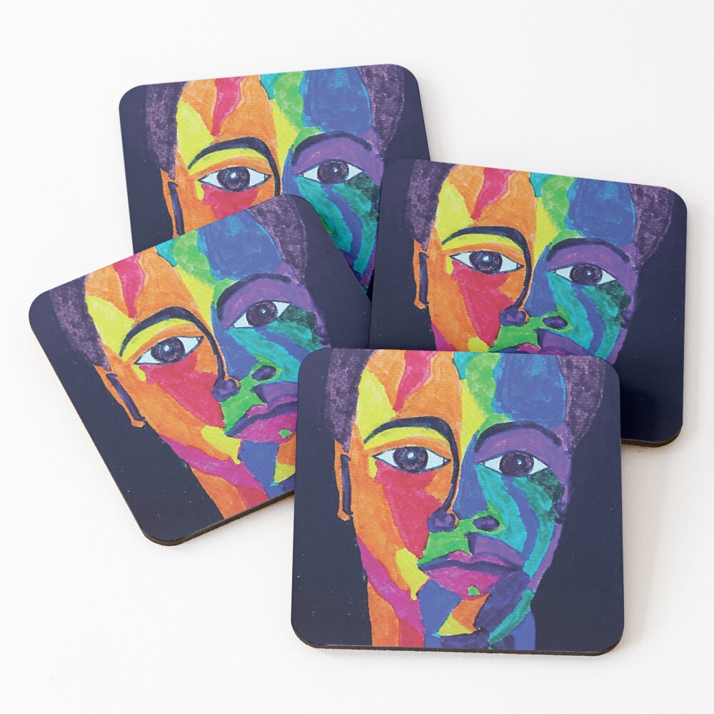 Item preview, Coasters (Set of 4) designed and sold by RandaRubyRed.