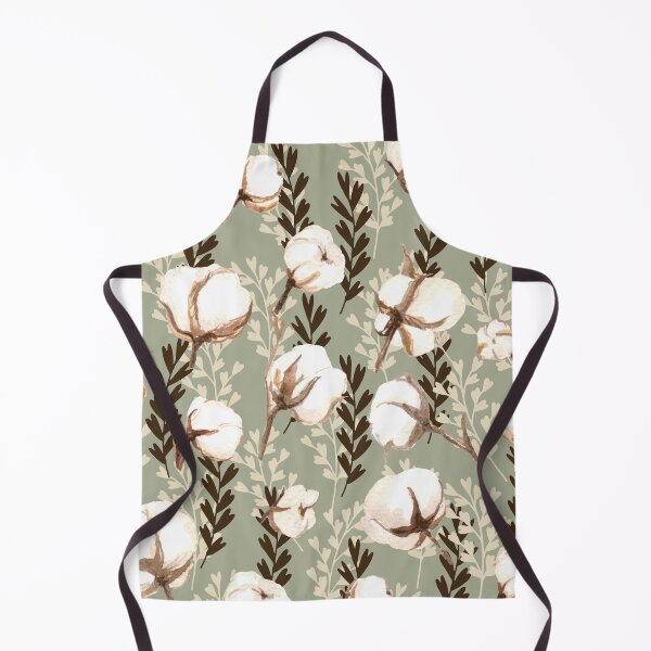 Item preview, Cotton Plant Pattern Green designed and sold by Jared Davies.