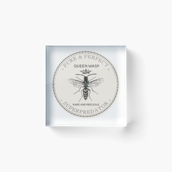 Item preview, Queen Wasp Vintage Label designed and sold by TournesolTintin.