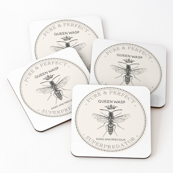 Item preview, Queen Wasp Vintage Label designed and sold by TournesolTintin.
