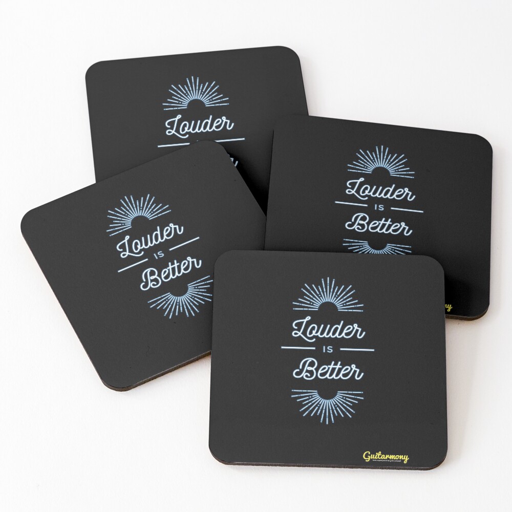 Item preview, Coasters (Set of 4) designed and sold by Guitarmony.