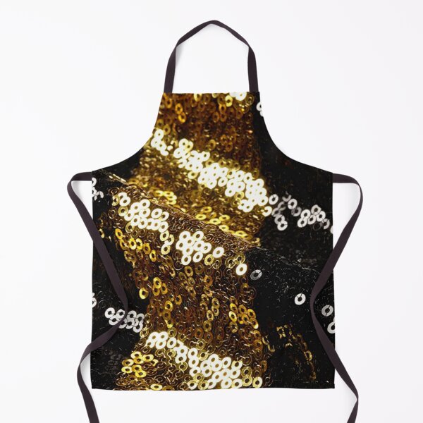 Item preview, Starlight  Sequin Black/Gold, Fabric designed and sold by Poetic4Passion.