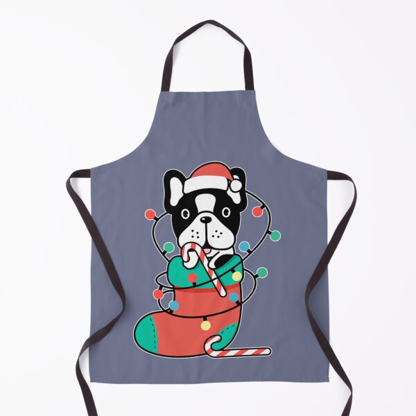 Item preview, Christmas Dog Frenchie Dog by Happy Lime_ designed and sold by GungetQuibe.