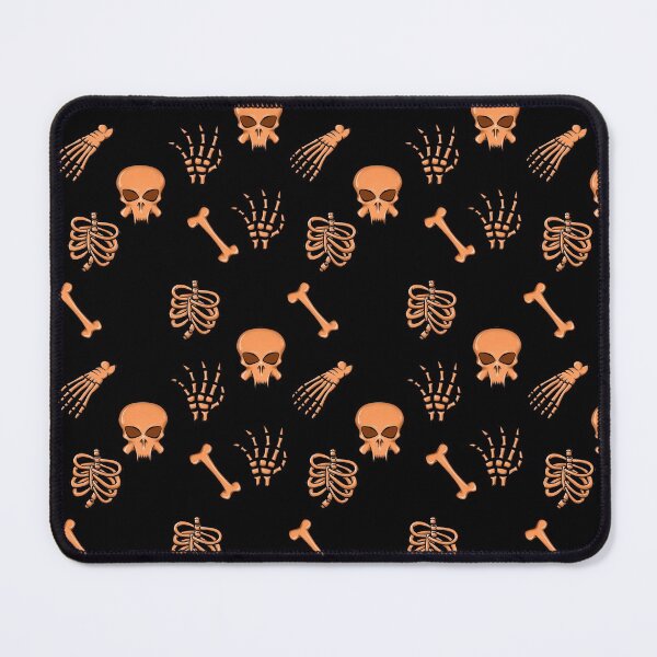 Item preview, Skeleton Bones Pattern - Orange - by CH3Media designed and sold by CH3Media.