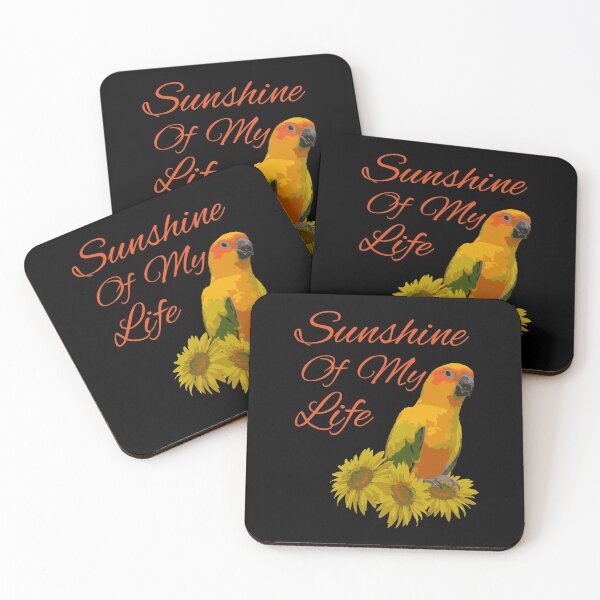 Item preview, Sun Conure Parrot Sunshine Sunflower designed and sold by moodyroger.
