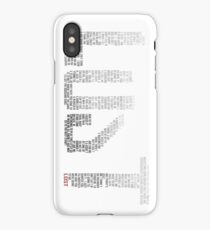 Lost Quotes iPhone Case