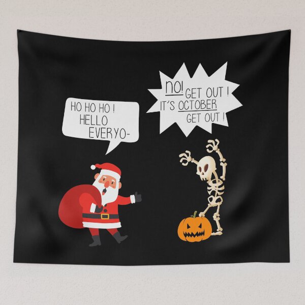 Item preview, ho ho ho hello everyo, no! get out its octuber designed and sold by angelusdark.