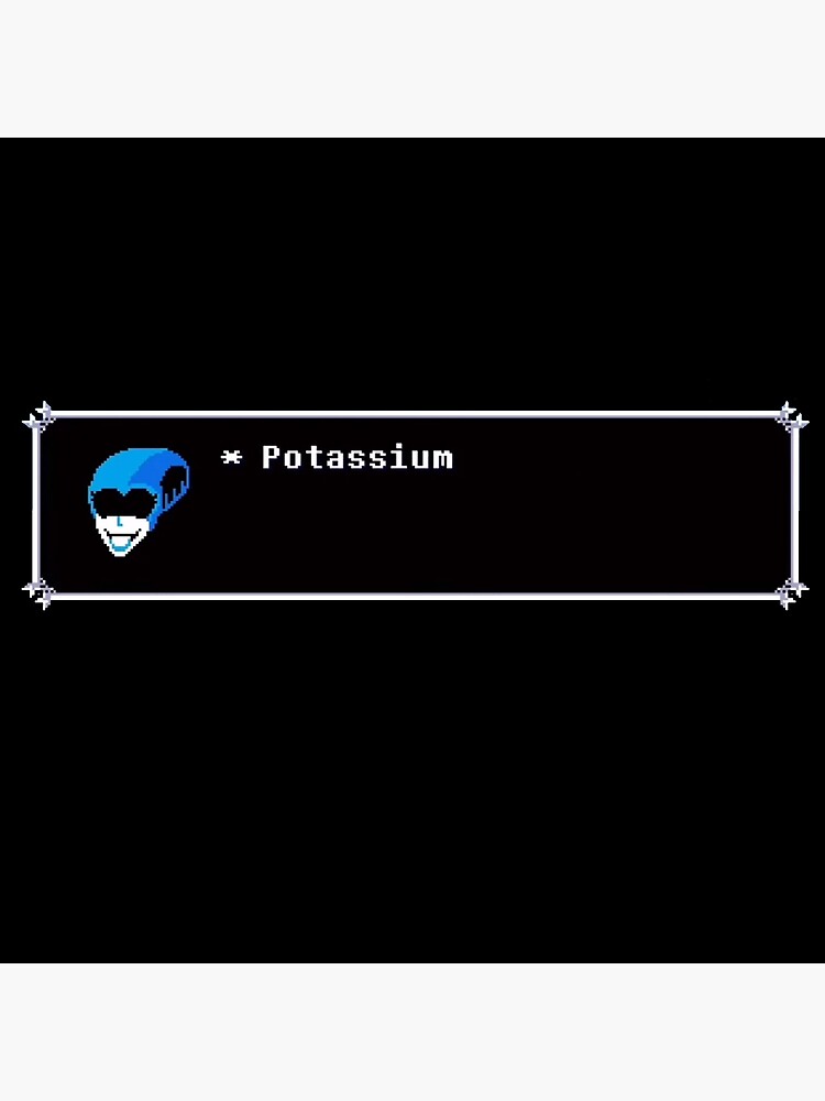 Deltarune Queen Potassium Design Art Print By Randomcraptm Redbubble 4294