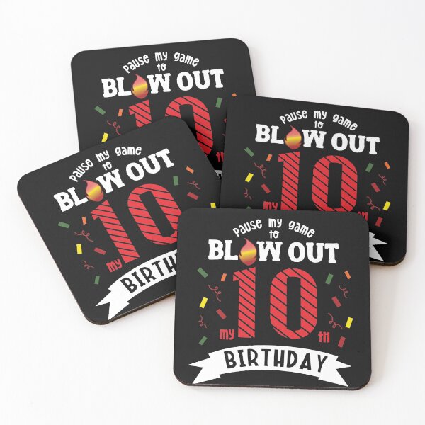Item preview, pause my game to blow out my 10 th birthday designed and sold by koonam.