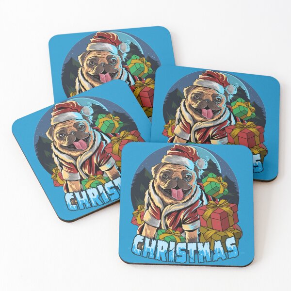 Item preview, Perro pug de Navidad perro pug designed and sold by GungetQuibe.