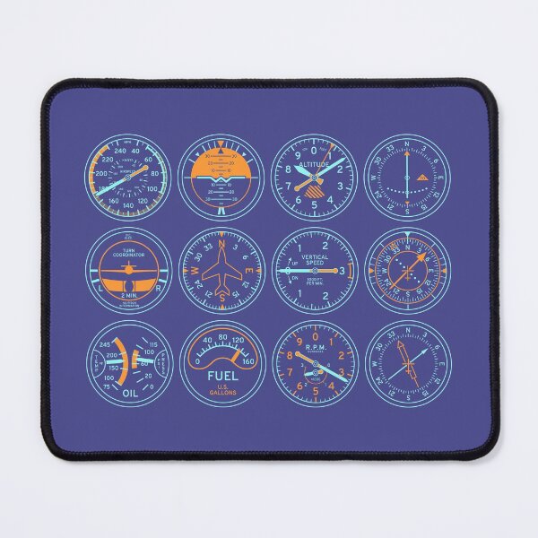Item preview, Aircraft Flight Instruments - Portrait Purple designed and sold by VoodooCircus.
