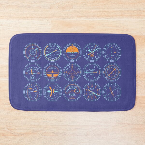 Item preview, Aircraft Flight Instruments - Portrait Purple designed and sold by VoodooCircus.
