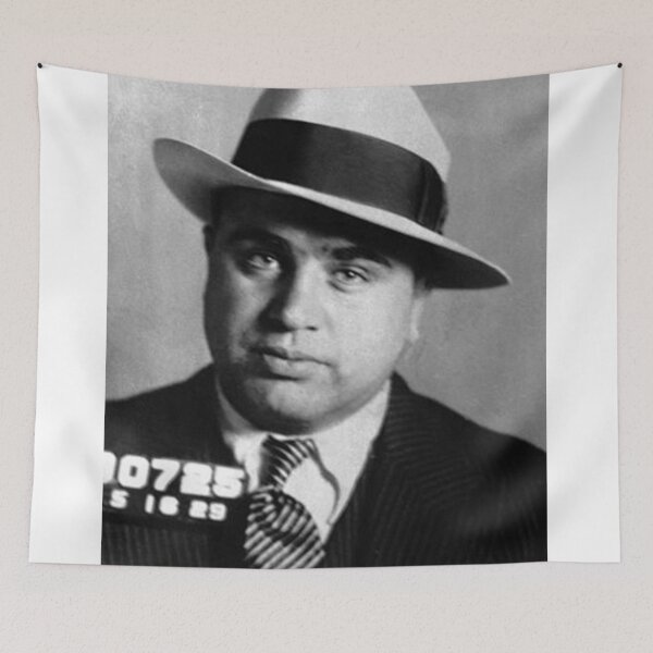 Item preview, Al Capone B&W mugshot designed and sold by gameshowfan2001.