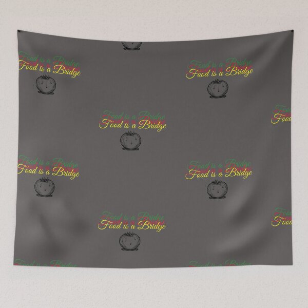 Item preview, Food is a bridge (#131) designed and sold by Brewed Styles.