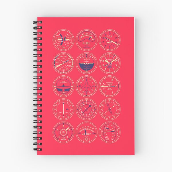 Item preview, Aircraft Flight Instruments - Portrait Red designed and sold by VoodooCircus.
