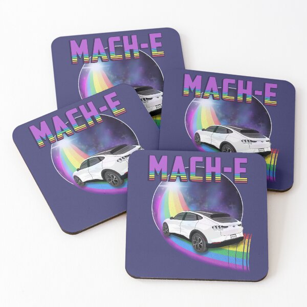 Item preview, Mach-E Rides the Rainbow Galaxy in Star White designed and sold by zealology.