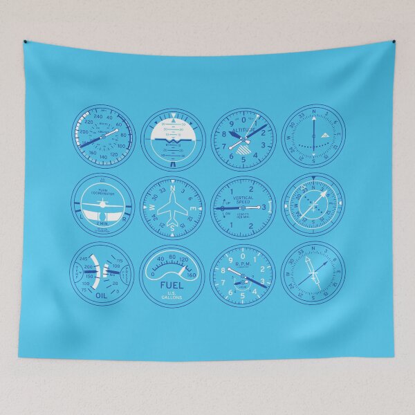 Item preview, Aircraft Flight Instruments - Portrait Sky designed and sold by VoodooCircus.