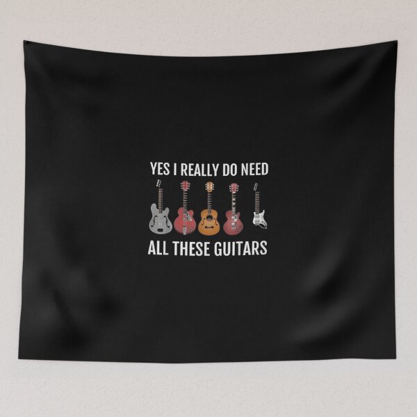 Item preview, I Really Do Need All These Guitars designed and sold by Phyllis Watlington.