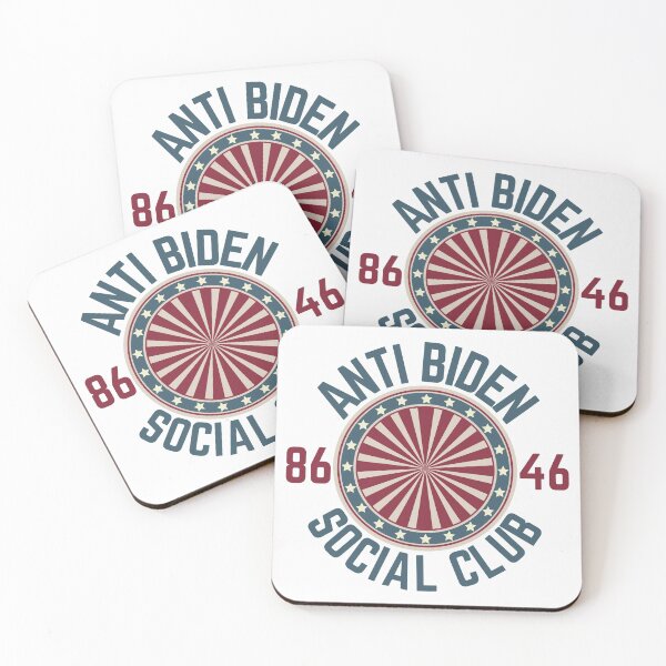 Item preview, Anti Biden Social Club, 8646, American flag design designed and sold by Auntieck.