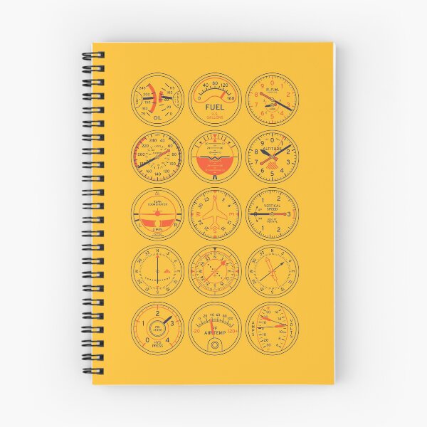 Item preview, Aircraft Flight Instruments - Portrait Yellow designed and sold by VoodooCircus.