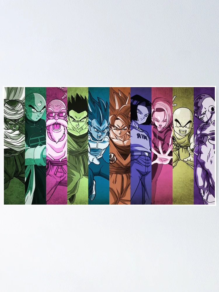 Dragon Ball Super Poster Tournament of Power Cast w/Boo 12inx18in Free  Shipping