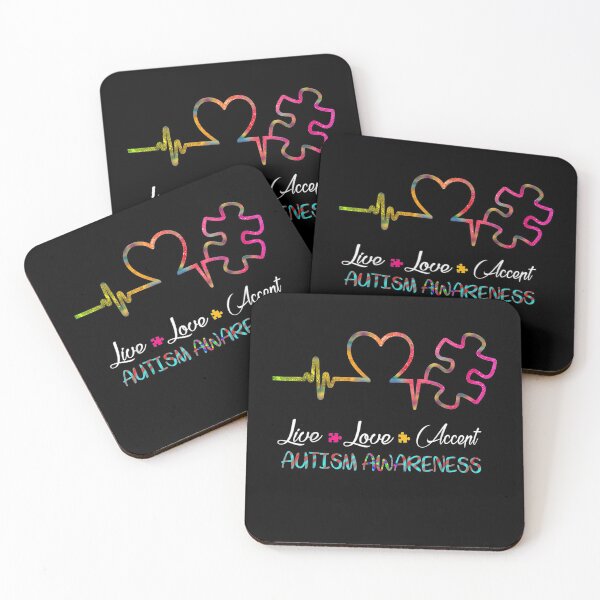 Item preview, Live Love Accept Autism Awareness designed and sold by MuratshiMana.