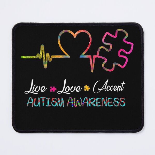 Item preview, Live Love Accept Autism Awareness designed and sold by MuratshiMana.
