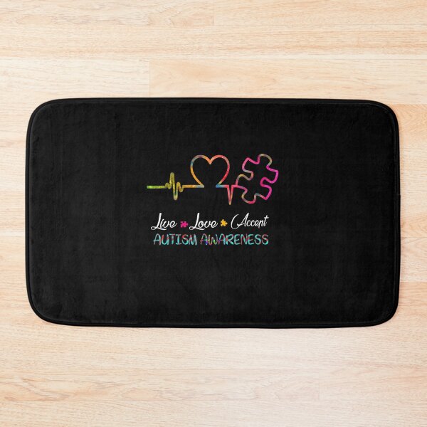 Item preview, Live Love Accept Autism Awareness designed and sold by MuratshiMana.