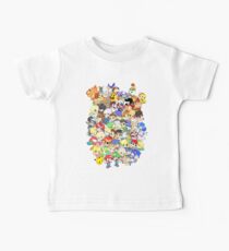 Super Smash Bros. All 58 Characters! Group Baby Tee